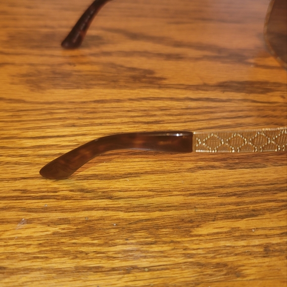 Gucci Gold Microguccissima GG Logo Metal Sunglasses - Picture 8 of 11